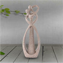 Abstract Lovers Sandstone Cameo Statue Home Decoration Novelty Households W