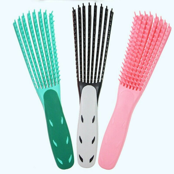 Black Hair Brush Scalp Massage Comb Women Hair Brush Comb Health Care Reduc Q9N9