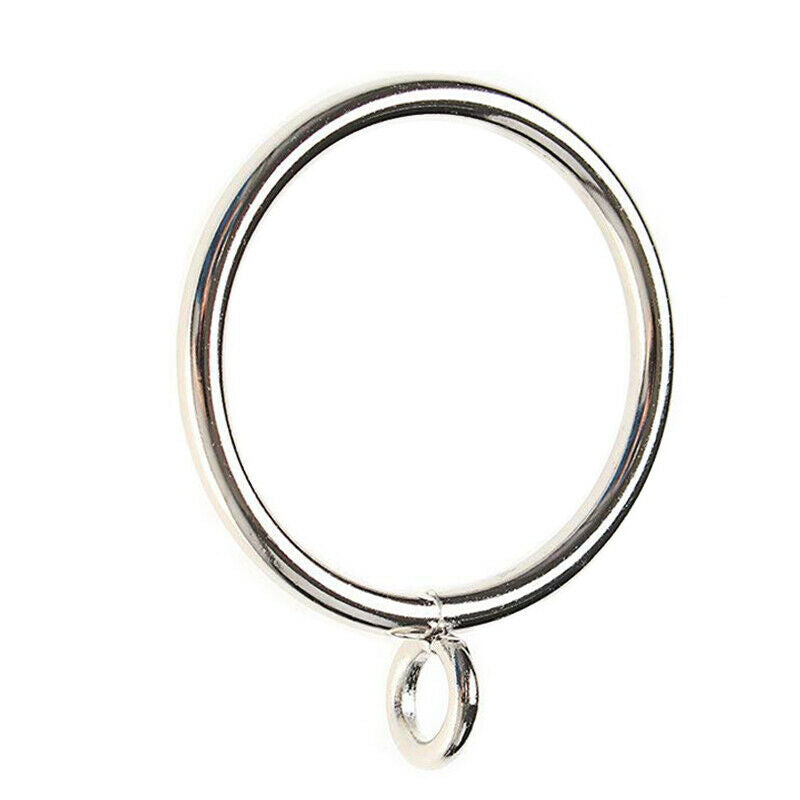40 Pack Curtain Rings, 38mm Internal Diameter iron Curtains Rings Hanging R R3N8