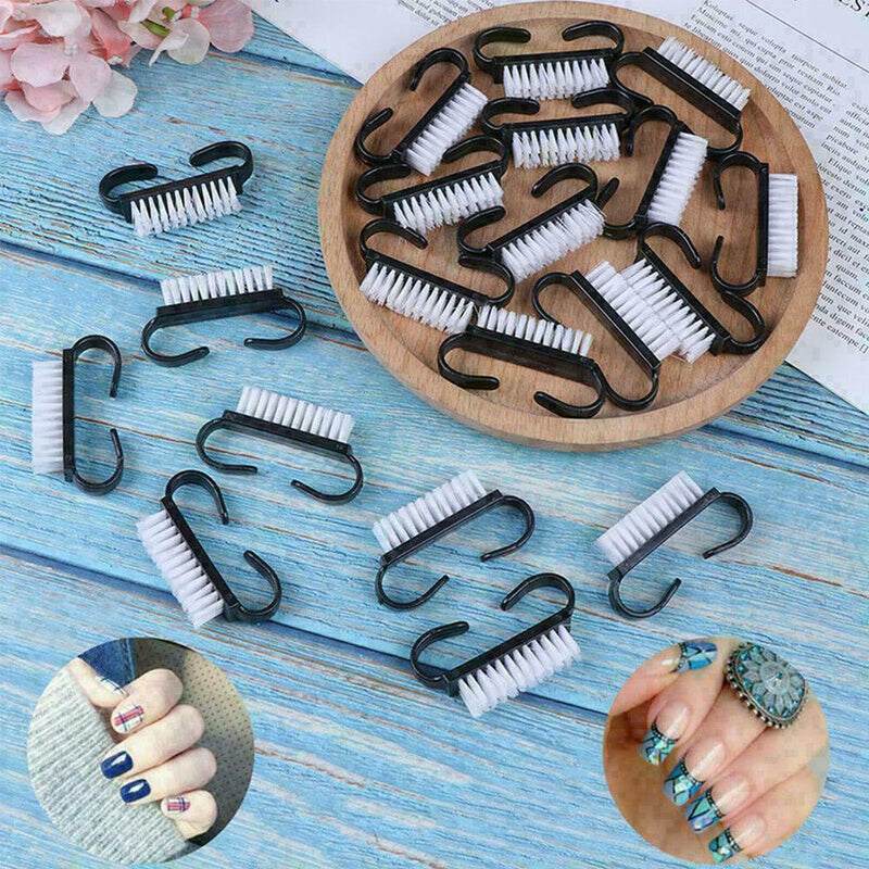 10x Nail Clean Brush Finger Care Dust Clean nail art brush Black I5Q2 t Man Q8Q5