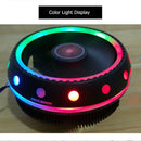 Coolmoon CPU Cooler RGB Color Change Quiet Mute Heatsink Fan for Desktop Case