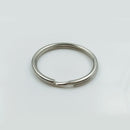 10x/SET Portable Stainless Split Rings Key Rings Size 25mm DIY Keychain Rings