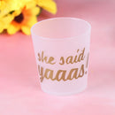 6pcs She Said Yaaas Drinking Cups Bridal Shower Bachelorette Party Gifsp