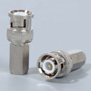 2Pcs BNC RG59 Coaxial Hexagon Connector Adaptor For CCTV Camera UseSEAU