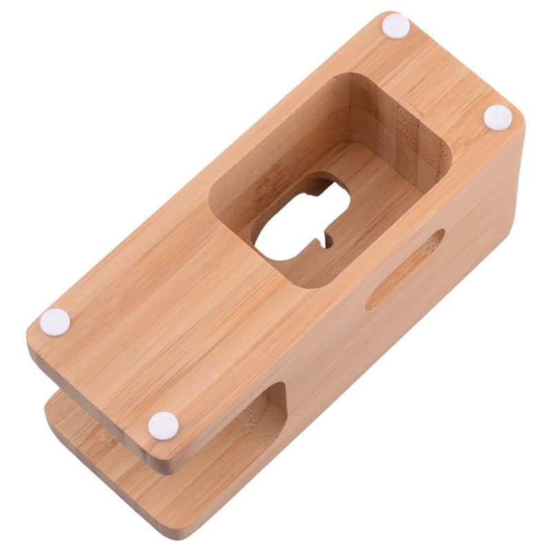 Bamboo Wood Charging Dock Station Stand Charger holder fit for Watch Hf