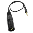 3.5mm Male To XLR Female Stereo Mic Cable Mixer Speaker 35mm
