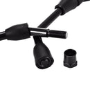 10mm Black Motorcycle Wing Side Mirrors Anti Glare Motorbike Rearview Pa CKG