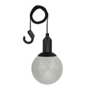 LED Cotton Ball Light Holiday Home Bedroom Decor Fairy String Lamp (Grey) A