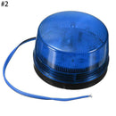 12V Flashing Strobe Beacon Emergency LED Warning Light Car Lamp RED Auto Y7T2