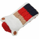 Kids Warm Winter Cap Child Hood Scarf Wool Hats - Red X5P4