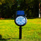9 LED Waterproof Solar Spotlight Garden Lawn Ground Lighting Wall Lamp (A)