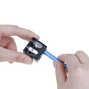 Double Holes Pencil Sharpener Make-Up Pencil Multifunctional Pencil Sharpener BX