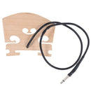 Violin Bridge With Internally Mounted Piezo Pickup For 4/4 Full Size Electr J2S4