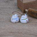 Ceramic Windchimes Lucky Cat Pendant Wind Chimes Car Ornament Home Dec3C