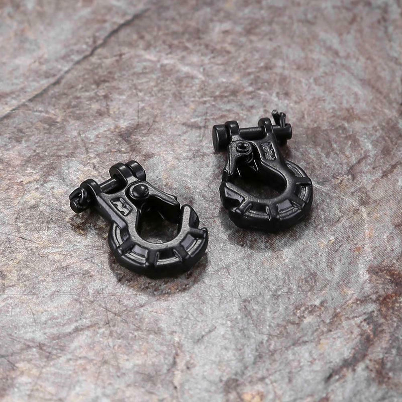 2pcs RC4WD Warn 1/10 Premium Winch Hook Simulation Trailer Hook RC Car Part A