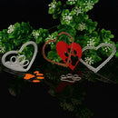 Heart dog Cutting DieS Stencil  Scrapbook Album Card Embossing Template  , High