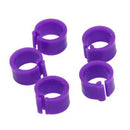100pcs Bird Rings Leg Bands for Pigeon Parrot Finch Canary Poultry Rings Cool