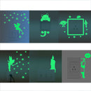 Glow In The Dark Stickers Luminous Kids Bedroom Nursery Wall Decals Stars