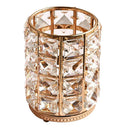 Crystal Makeup Brush Holder Pencil Collection Organizer Household golden L