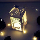 Christmas Elk Lantern Metal Cutting Dies Stencil Scrapbooking Album Card Decor