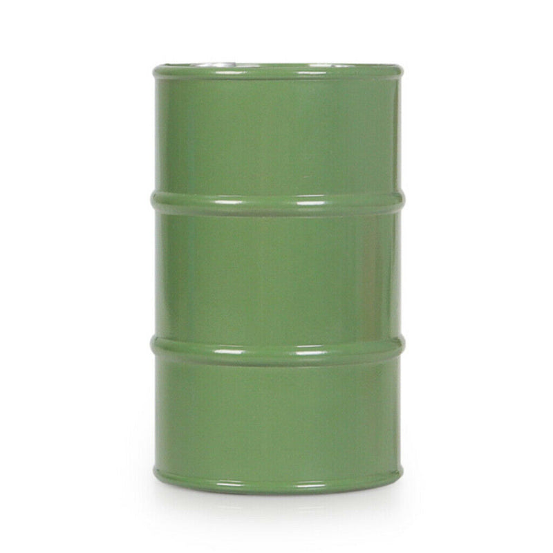 Oil Drum for 1/10 SCX10 90047 CC01 D90 D110 TF2 Traxxas TRX4 KM4 Green