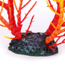 Red Yellow Artificial Coral Ornament Underwater Plants for Aquarium Fish Tank