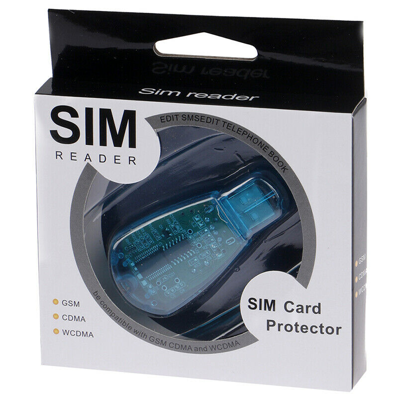USB SIM Card Reader Copy/Cloner Kit SIM Card Reader GSM CDMA SMS Backup + Ew