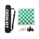 Portable Chess Set 38x8cm with Storage Bag for Kids Beginners Party Camping