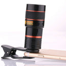 8x Optical Zoom Clip on Camera Lens Phone Telescope For Universal Cell Phone LJ