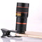 8x Optical Zoom Clip on Camera Lens Phone Telescope For Universal Cell Phone LJ
