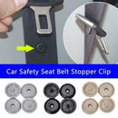 10Pairs Universal Clip Seat Belt Stopper Buckle Button Car Fastener New Saf J6F9