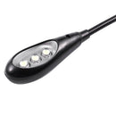 Black Shell Flexible Gooseneck White 3 LED ULight Lamp R4Y7