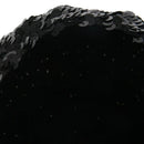 Lady Costume Stretch Sparkly Shining Sequin Beret Beanie Hat black