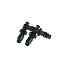 10x 8/11mm or 9/12 mm barbed straight connector extension for drip irrigation JR