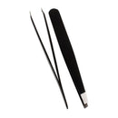 Professional Eyebrow Tweezer Slanted Hair Beauty Woman Beauty Makeup Black FT