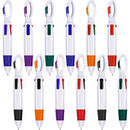 Shuttle Pens Retractable - Pack Of 12, Four Neon Color Pens in One,With Car K1N7