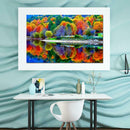 Full Drill 5D Diamond Embroidery Painting DIY Colorful Forest Cross Stitch