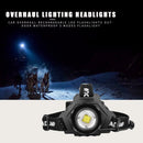 Zoom 2000lm XHP70LED Torch Flashlight Smart USB Headlight Camping Head Lamp