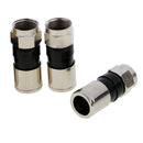 10 Pieces F Type Compression Snap Seal Plug Connector Sky Satellite TV Cable
