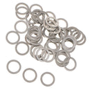 50pcs Engine Oil Drain Plug Metal Crush Washer Seal O-Ring Gasket for Mazda