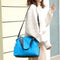 Shoulder Messenger Handbags Women Large Capacity Totes Crossbody Bag (Blue)