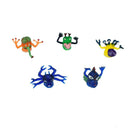 5pcs Novelty Plastic Cartoon Monsters Finger Puppet Toys Storytelling Props