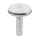 24 PCS Adjustable Screw On Furniture Glide Leveling Feet 8x25mm Thread Size D2M8