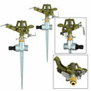 Water Sprinkler Garden Lawn Impulse Metal Spike Grass Hose 360 DegreeJ Hn