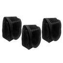 3 Pieces Portable Anti-Shock Pulse Oximeter Storage Bag Carrying 8.5x6.5x3cm