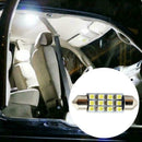 1X 6000K White 41MM Festoon Dome Map Interior LED Light X9H3 Bulb Y1G0