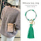 Silicone Bracelet Keychain Tassel Hanging Pendant Key Ring Gift (Style 12) A#S
