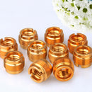 5Pcs/Set Microphone Mic Screw Clips Thread Adaptors 3/8"To 5/8" Connector Gol TE