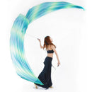 2x Flowy Silk Veil Poi Throw Balls Belly Dance Costume Dancing Accessories