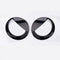 2pcs Black Chrome Bezels Front Light Headlight Trim Cover for Jeep Patriot
